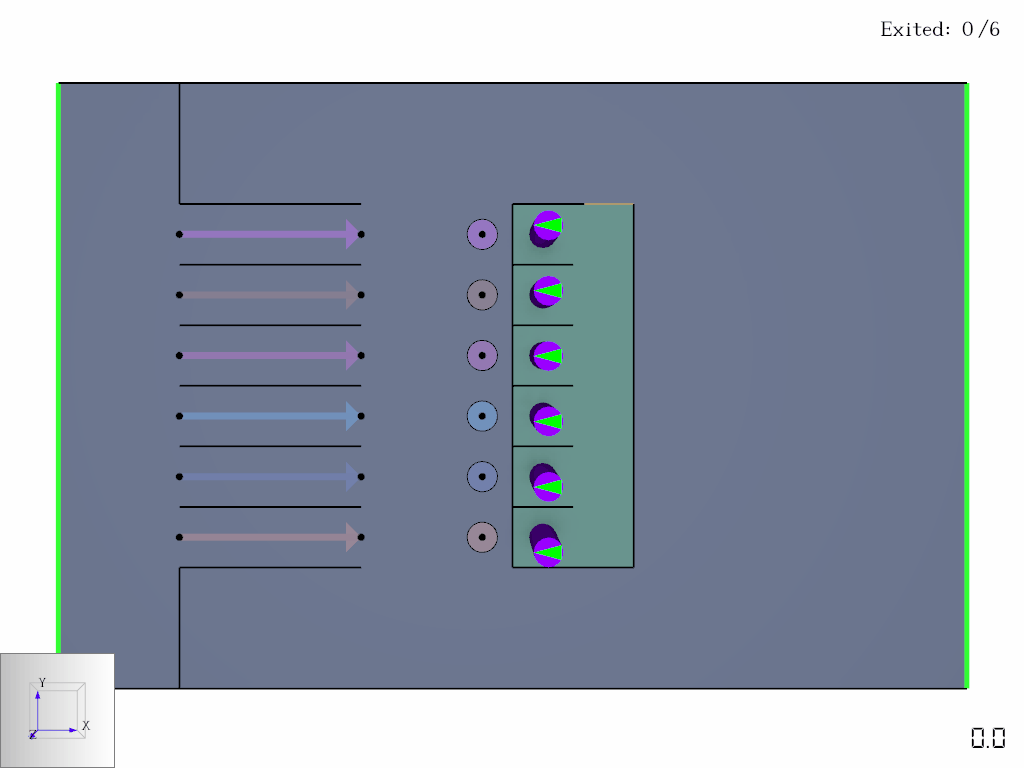 Gif recording of a simple Pathfinder entry model using Queues.